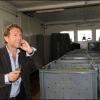 Stéphane Freiss fait les vendanges à Epernay pour les champagnes Nicolas Feuillatte le 19 septembre 2010