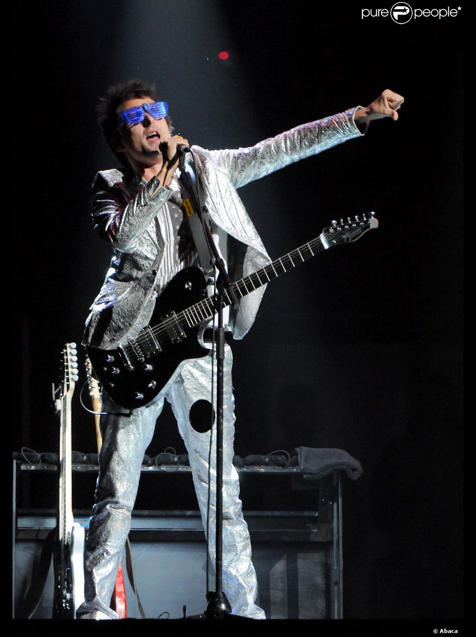 Matthew Bellamy en concert avec Muse au Honda Center le 23 septembre
