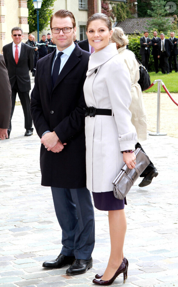 Victoria et Daniel de Suède en France le 27 septembre 2010 : visite du château de La Grange à Savigny-le-temple