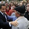 Nicolas Sarkozy en visite à Vézelay. 30/09/2010