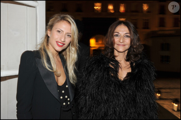 Nathalie Rykiel et Lola Rykiel lors de la soirée Vogue à Paris le 30/09/10