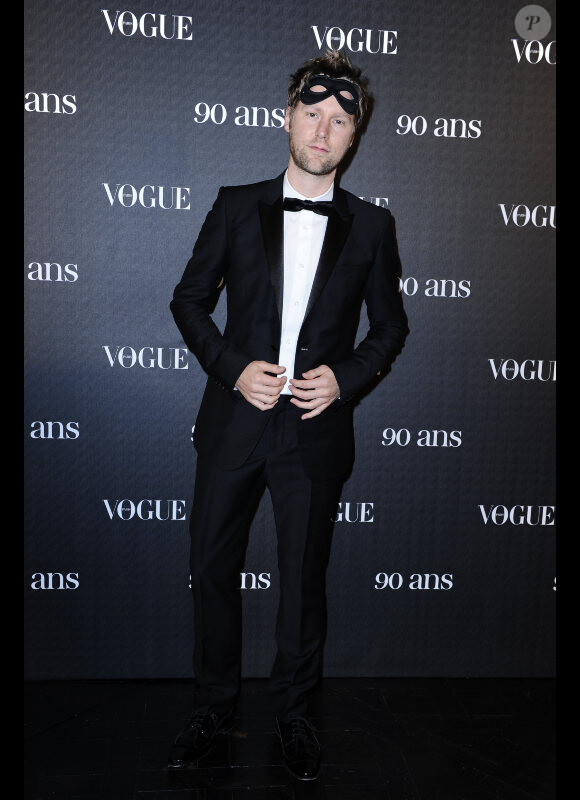 Christopher Bailey lors de la soirée Vogue le 30/09/10 à Paris
