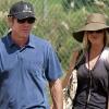 Dennis Quaid, sa femme Kimberly et leur fils Thomas se baladent à Santa Monica
