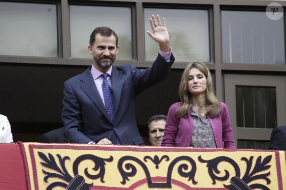 Letizia d'Espagne et Felipe assistent à l'inauguration du Leonor Center, à Albacete, le 4 octobre 2010.