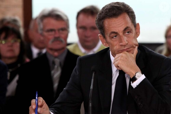 Nicolas Sarkozy, Montillot, 30 septembre 2010