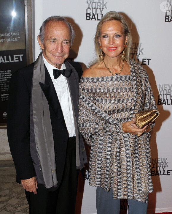 Ben Gazzara et une invitée lors du gala d'automne de la New York Company Ballet le 7 octobre 2010