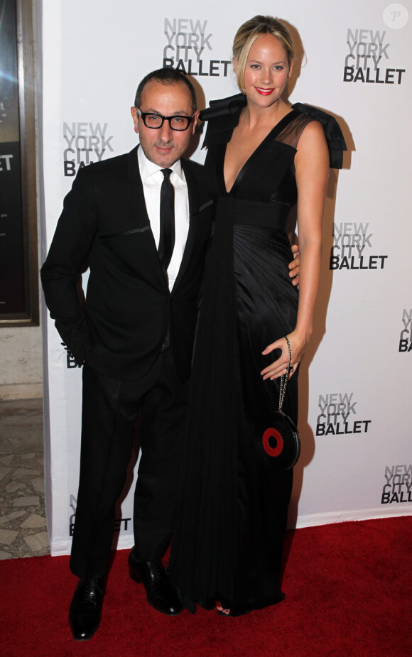 Gilles Mendel et Kylie Case lors du gala d'automne de la New York Company Ballet le 7 octobre 2010