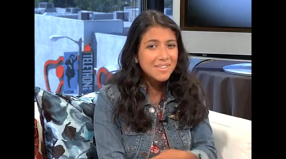 Caitlin Sanchez, 14 ans, prête sa voix au personnage de Dora l'exploratrice.