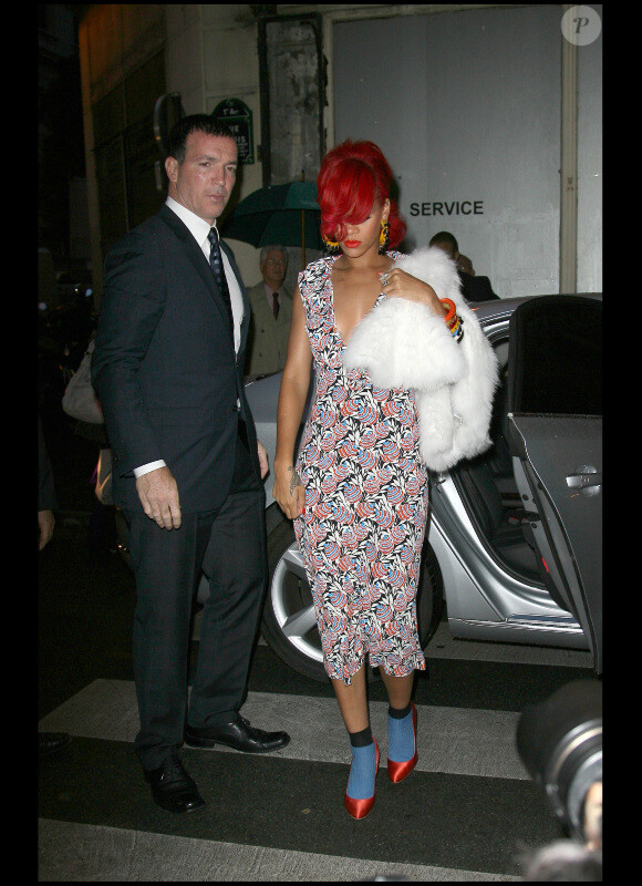 Rihanna et son boyfriend Matt Kemp à Paris, le 6 octobre 2010