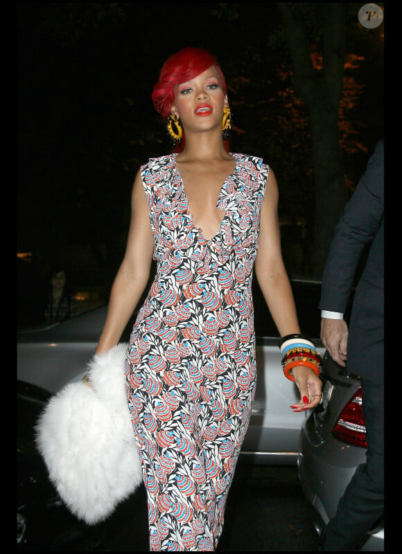 Rihanna à Paris, le 6 octobre 2010