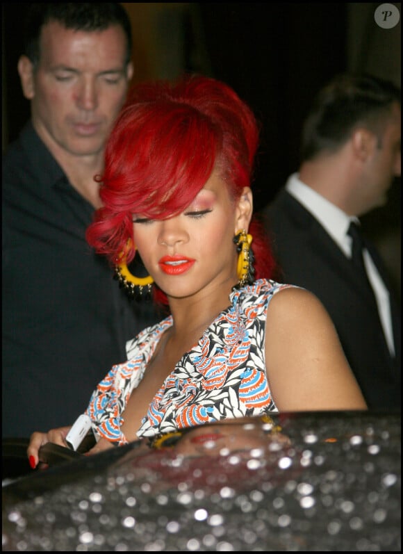 Rihanna à Paris, le 6 octobre 2010