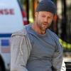Jason Statham en plein tournage du film Safe, à Chinatown, à New York, le 8 octobre 2010