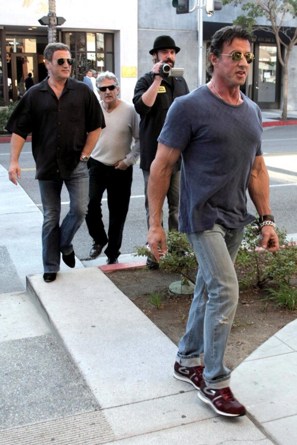 Frank Stallone et son frère Sylvester Stallone