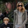 Sarah Jessica Parker accompagne son fils James à l'école, vendredi 15 octobre à New York.