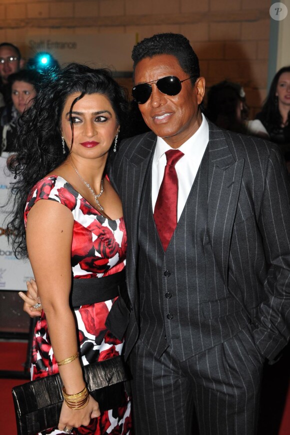 Jermaine Jackson et sa femme Halima Rashid à la cérémonie des MOBO Awards, le 20 octobre 2010
