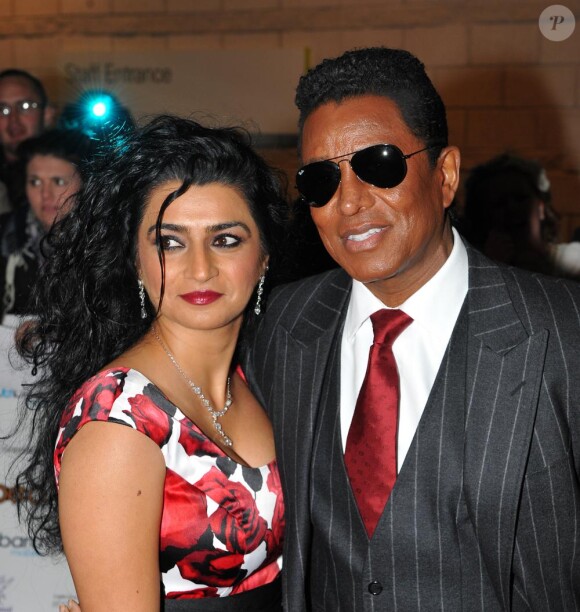 Jermaine Jackson et sa femme Halima Rashid à la cérémonie des MOBO Awards, le 20 octobre 2010