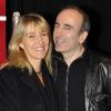 Philippe Harel et son épouse lors de la soirée de lancement du champagne mathusalem Amour de Deutz 2002 créé par Christofle et présenté à Paris le 21 octobre 2010