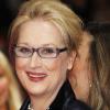 Meryl Streep adopte un modèle de lunettes classique et intemporel. 