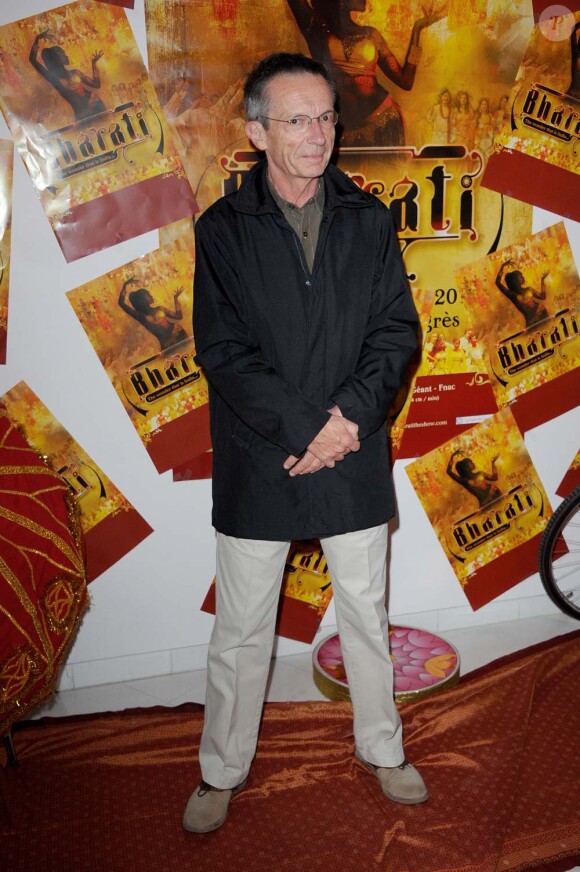 Première du spectacle Bharati, au Palais des Congrès de Paris, le 2 novembre 2010 : Patrice Leconte