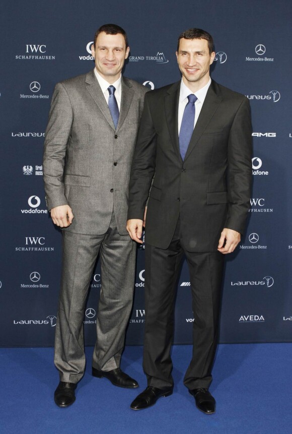 Boris Becker et sa femme Lilly étaient les hôtes des Laureus Media Awards, le 8 novembre à Kitzbühel. Wladimir et Vitali Klitschko y assistaient.