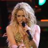 Shakira se produit sur le plateau de l'émission allemande X Factor, à Cologne, mardi 9 novembre.
