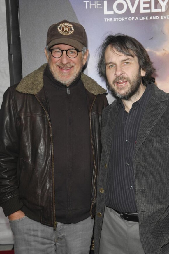 Steven Spielberg et Peter Jackson, réalisateurs et producteurs des Aventures de Tintin.