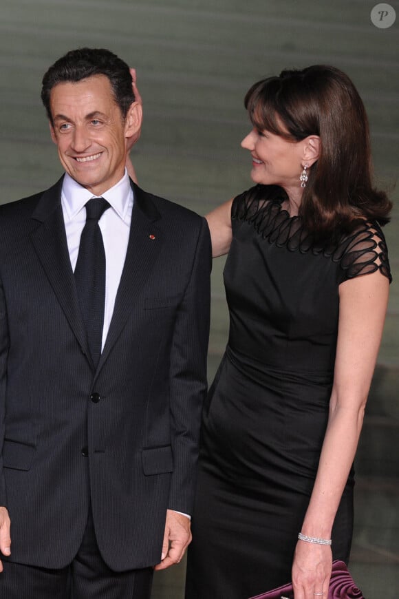 Nicolas Sarkozy et Carla Bruni en Allemagne en avril 2009