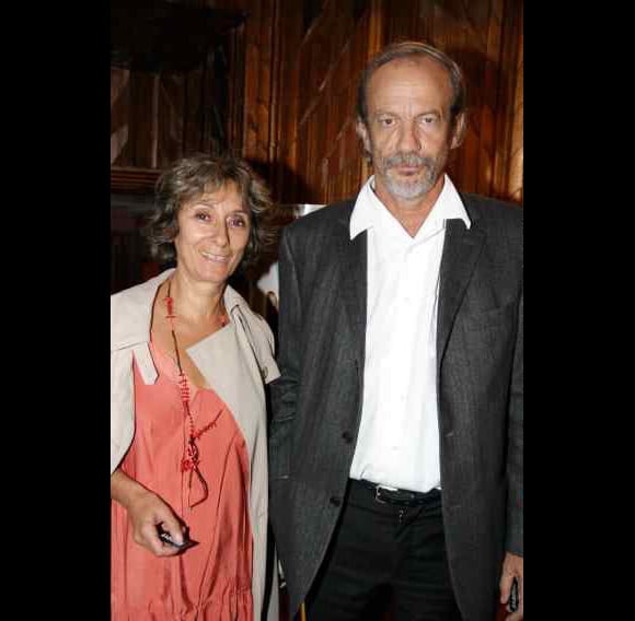 Patrick Chesnais et sa femme Josiane Stoléru, en 2004.