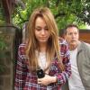 Miley Cyrus se rend à son cours de chant, vendredi 19 novembre, à Los Angeles.
