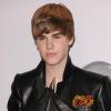 Justin Bieber à l'occasion des American Music Awards 2010, au Nokia Theatre de Los Angeles, le 21 novembre 2010.