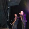 Michael Jones et Jean Veidly lors d'un concert au profit de Mécénat Chirurgie Cardiaque, le 19 novembre 2010
