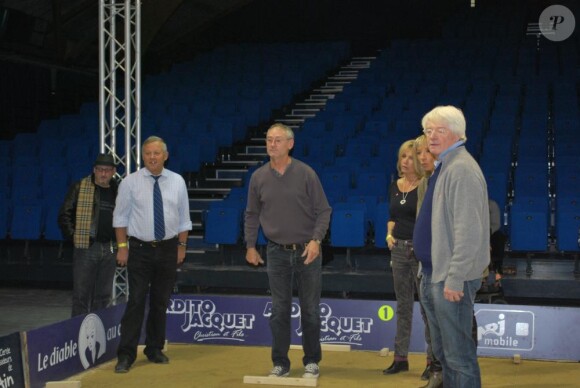 Georges Blanc, Michaël Jones et Patrice Carmouze au Tournoi de la Boule de BRESSE 2010, à Bourg en Bresse, le 20 novembre 2010 