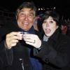 Jean-Pierre Foucault et Liane Foly trinquent à l'inauguration du village de Noël, à Paris, le mercredi 24 novembre 2010.