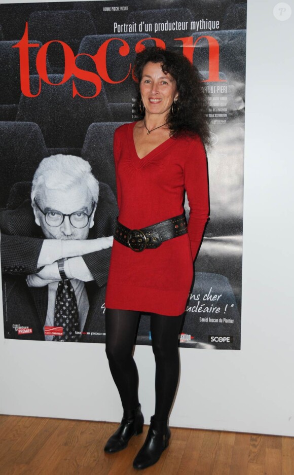 Isabelle Partiot-Pieri à l'occasion de l'avant-première de Toscan, au cinéma L'Arlequin, à Paris, le 25 novembre 2010.
