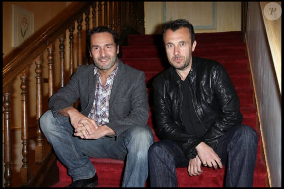 Gilles Lellouche et Fred Cayavé présentent le film A bout portant, le 10 novembre 2010, au festival de Sarlat.