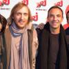 Karine Ferri, David Guetta, Nikos et Mustapha El Atrassi dans le 6/9 sur NRJ, le 30 novembre 2010