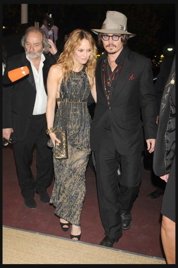 Johnny Depp et Vanessa Paradis, Festival de Cannes 2010