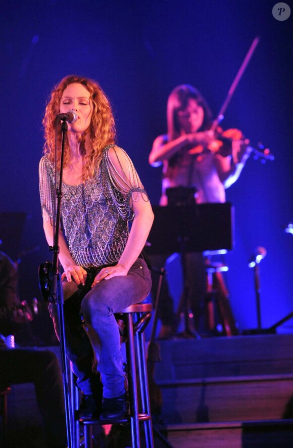 Vanessa Paradis, concert acoustique à Bruxelles, le 23 juin 2010