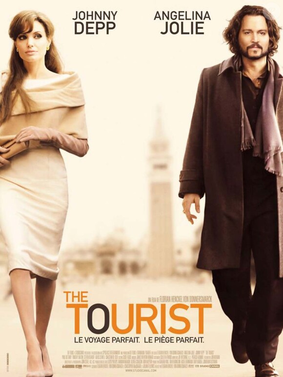 Johnny Depp et Angelina Jolie dans The Tourist, le 15 décembre 2010