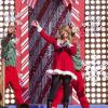 Enregistrement de la parade de Noël des Parcs Disney à Disney World en Floride, le 3 décembre 2010 : Mariah Carey