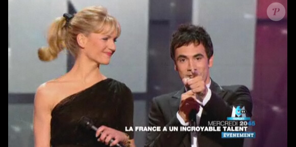 Sandrine Corman et Alex Goude dans la bande annonce de l'émission de La France a un Incroyable Talent, diffusé ce soir mercredi 8 décembre 2010