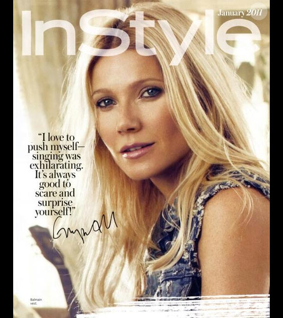 Gwyneth Paltrow en couverture d'InStyle