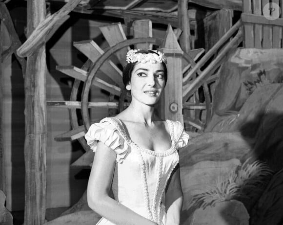 World-famous opera singer Maria Callas played Amina in La Sonnambula at the Edinburgh Festival 1957 with La Piccola Scala opera company - Ms Callas during rehearsals. (Credit ANY Usage: © Scotsman/ZUMA Press/ABACAPRESS.COM 