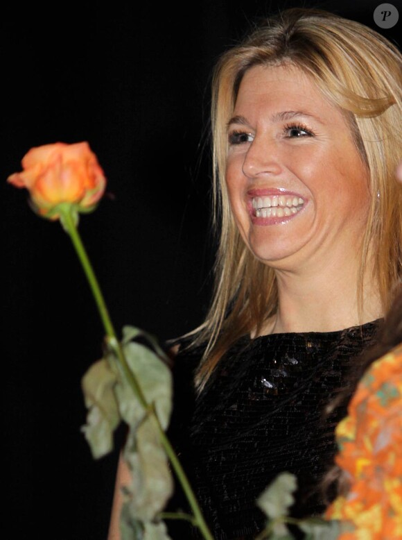 La princesse Maxima des Pays-Bas au trentenaire de la Fondation pour la recherche contre la sclérose en plaques, le 14 décembre 2010.