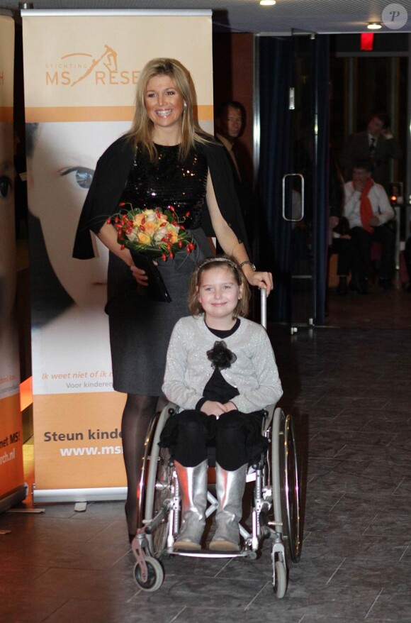 La princesse Maxima des Pays-Bas au trentenaire de la Fondation pour la recherche contre la sclérose en plaques, le 14 décembre 2010.