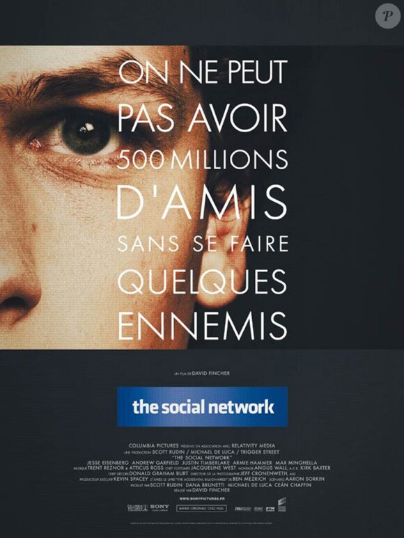 L'affiche de The Social Network.
