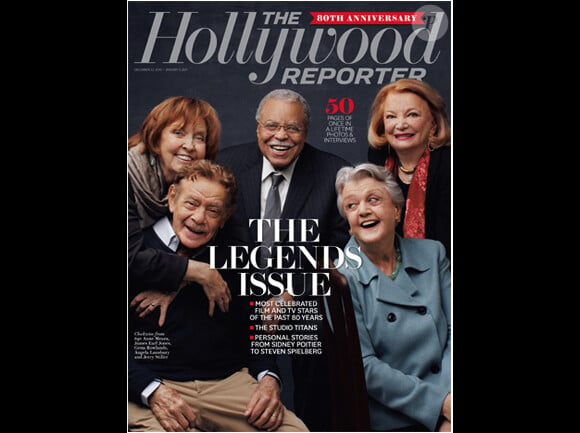 Gena Rowlands, Angela Lansbury, James Earl Jones, Jerry Stiller et Anne Meara pour le Hollywood Reporter, décembre 2010