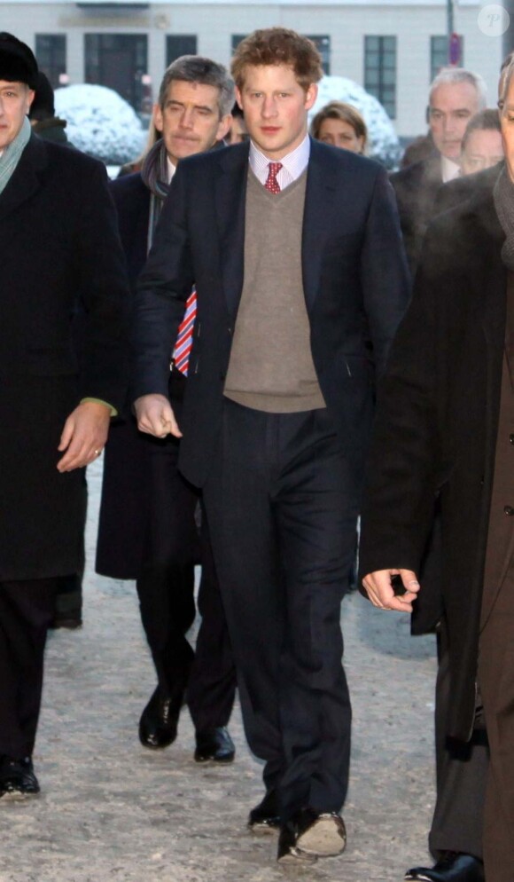 Le prince Harry, à Berlin, le 18 décembre 2010