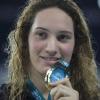 La nageuse française Camille Muffat, médaille d'or du 200m nage libre lors des championnats du Monde en petit bassin, à Dubaï, le 19 décembre 2010.