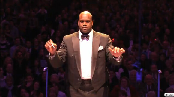 Shaquille O'Neal : Quand il dirige un orchestre, ça vaut le détour !